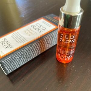 Brand New In Box Sunday Riley CEO Glow Huile Visage Vitamin C & Tumeric Face Oil